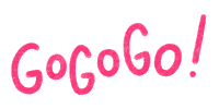 Lets Go Sticker by Catharina Stewart