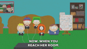 scared eric cartman GIF by South Park 