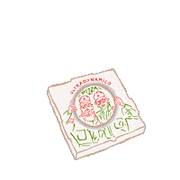 Pizza Gravel Sticker by ULTRADYNAMICO