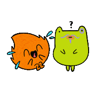 Best Friends Laughing Sticker