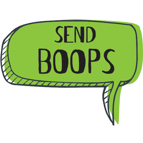 BOOPseattle giphyupload cat dog nose Sticker