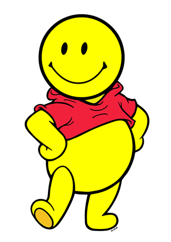 Winnie The Pooh Smile GIF by Dave Bell