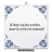 Spreuk Reflectie Sticker by Tegelspreuken.nl