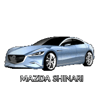 Mazda_russia speed concept mazda bluecar Sticker