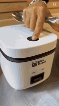 Good Morning Cooking GIF by Rice Robot