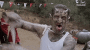 demon hanging GIF by KING OF THE ROAD
