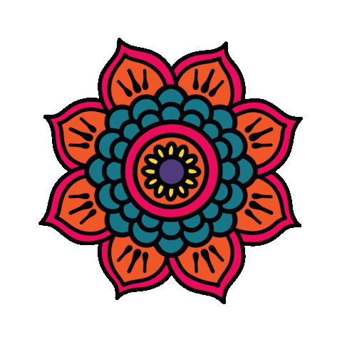 KathieKreativ india mandala ganesh ganesha Sticker