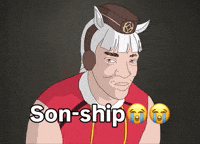 Gold Ship Laugh GIF