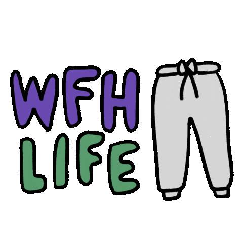 Work From Home Sticker