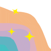 Rainbow Color Sticker