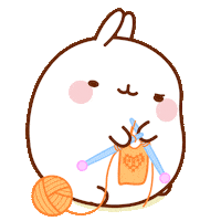 Cartoon Working Sticker by Molang