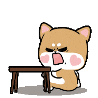 ladyhobi angry shiba mrshiba ladyhobi Sticker