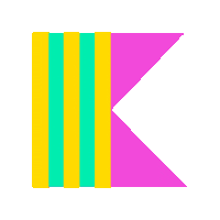 typography k Sticker by Zach Horst