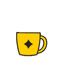 Gnistdesign coffee cup coffee cup gnist Sticker