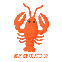 Crablovers love colorful bikini crab Sticker