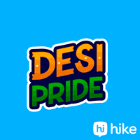 Freedom Jaihind GIF by Hike Sticker Chat