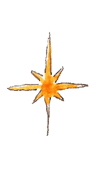 Christmas Star Sparkle Sticker