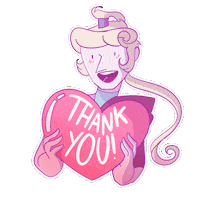 Thank U Love Sticker