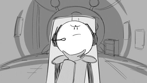 The Thinker Yes GIF by CC0 Studios