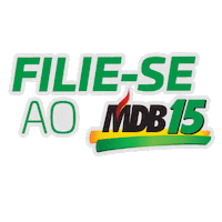 MDBNacional 15 mdb mdb15 filiar Sticker