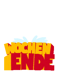 Hands Up End Of Week Sticker