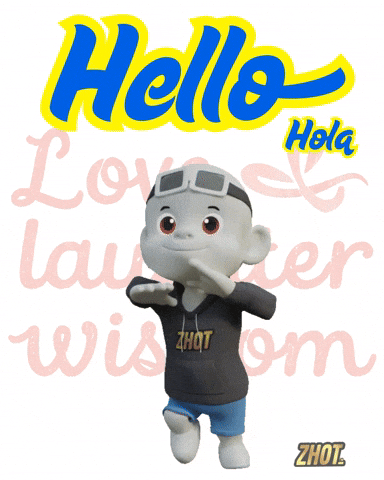 Wave Hello GIF by Zhot