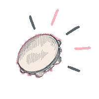 festivaldartdehuy pandeireta tambourin festivaldartdehuy festivaldart Sticker