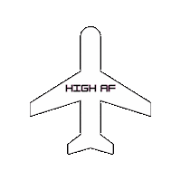 Sky Plane Sticker by Relatably Unstable