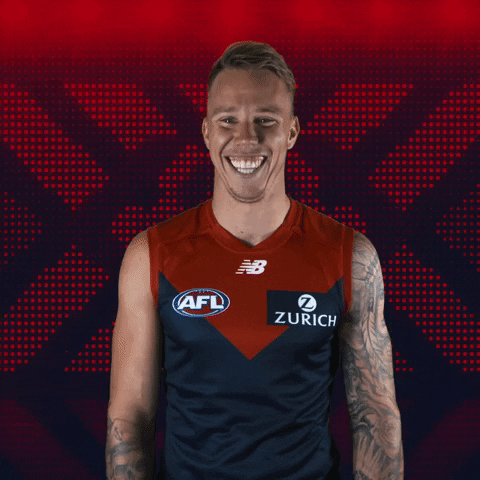 melbourne football club wink GIF by Melbournefc