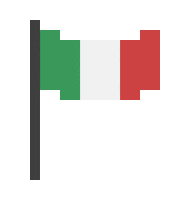Waving Italian Sticker