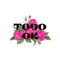Flowers Ok Sticker