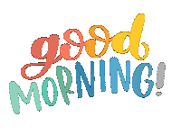 Good Morning Sticker