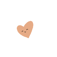 PeachPandaStudio heart zoom peach flashing Sticker