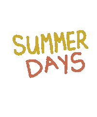 Happy Summer Days Sticker