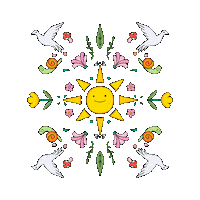 Happy Good Vibes Sticker by Luke Alexander