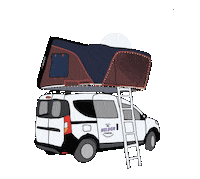 Camping Sticker by Andrea Voss