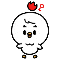 Chicken Hello Sticker