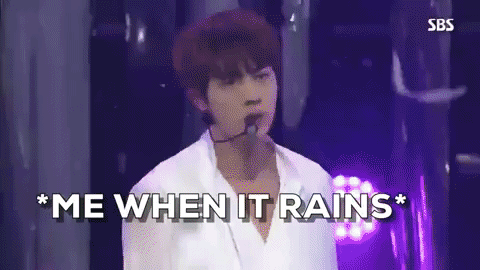 Raining K-Pop GIF