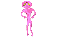 Dinosaur_Fairy love magic alien creature Sticker