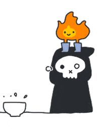 Excited Fire Sticker by nothingwejun