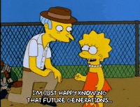 happy lisa simpson GIF