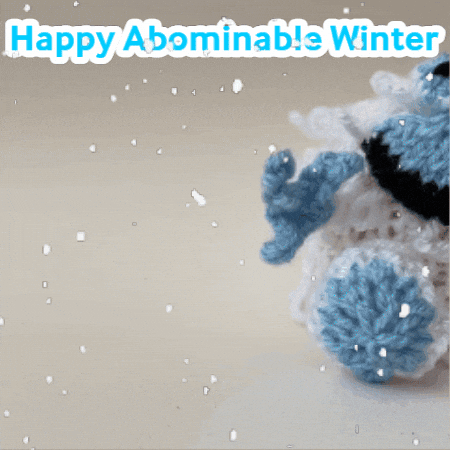 Abominable Snowman Christmas GIF by TeaCosyFolk
