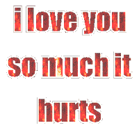 I Love You So Much Sticker by Alissandra