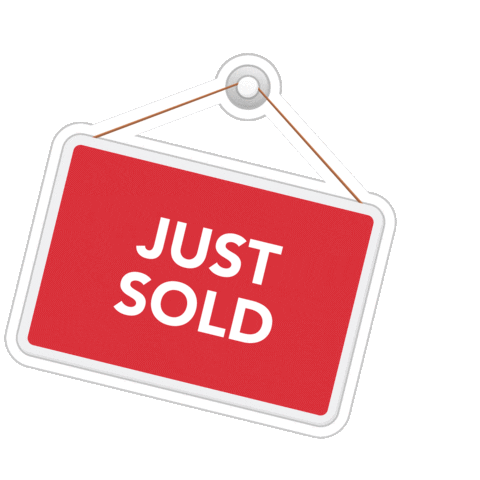 Justsold Sticker by @properties