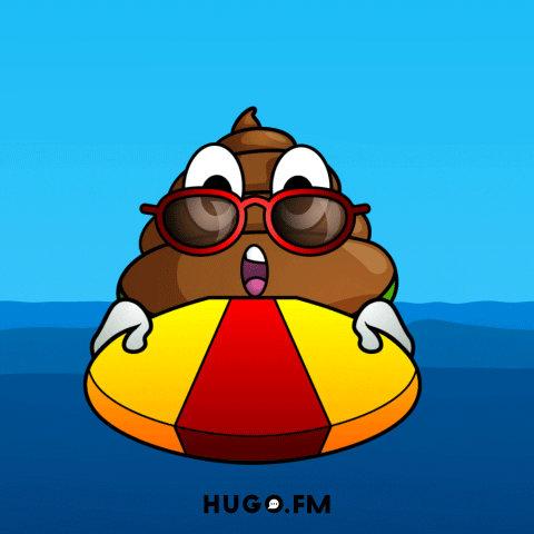 Summer Farting GIF by Hugo.fm