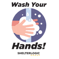 Stay Safe Work From Home Sticker by Shelterlogic