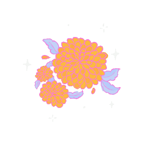 Flor Dia De Muertos Sticker