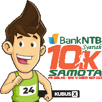 Run Running Sticker by Kubus Digital
