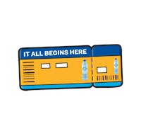 Travel Ticket Sticker by Al Ain Water Official