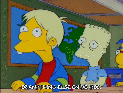 Season 3 Class GIF by The Simpsons